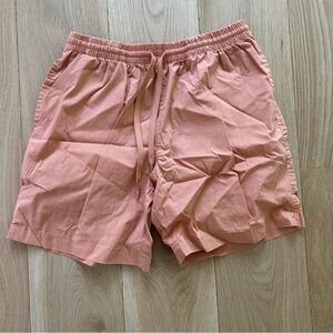RSVLTS Men's Cabana Orange 6” Swim Trunks Size Medium